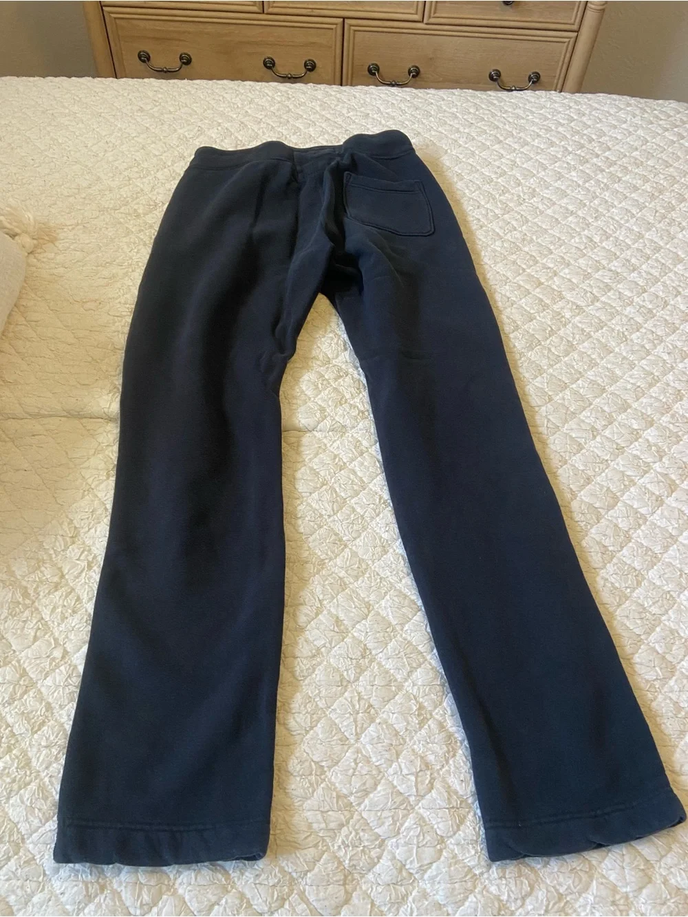 Hollister Men’s Y2K vintage NavySweatpants with Red Logo